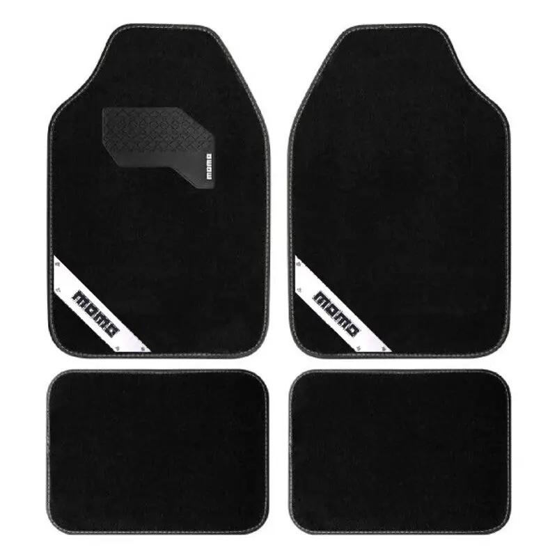 Tapetes Para Automóvel Momo Momlcm012bw Universal Preto Branco 1