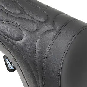 Drag - Predator 2-Up Seat- Flame Stitched - '09-'07 Touring 2