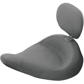 Mustang - Solo Seat W/ Removable Driver Backrest For Air Ride -Electra Glide Police Models W/ Air Ride Seat 1
