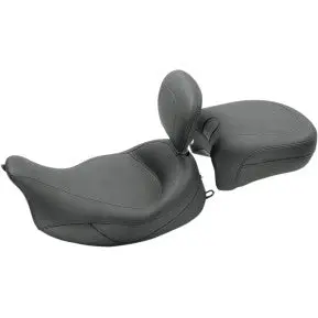 Mustang - Super Solo Seat W/ Removable Driver Backrest - '08-20 Touring 1
