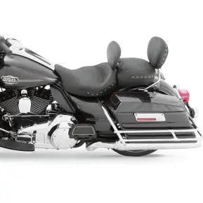 Mustang - Super Solo Seat W/ Removable Driver Backrest - Black Studded - '08-20 Touring 1