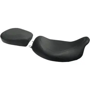 Mustang - Wide Tripper Solo Seat - Black, Smooth - '08-20 Touring 2