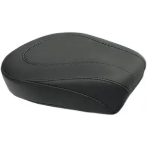 Mustang - Wide Tripper Rear Seat - Black, Smooth - '08-20 Touring 1