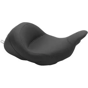 Mustang - Lowdown Solo Seat - W/Out Driver Backrest - Vintage Vinyl - '09-20 Touring 1