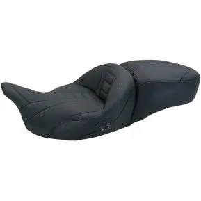 Mustang - Heated One-Piece Delux Touring Seat - '08-20 Touring 1