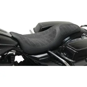 Mustang - Kodlin Signature Series One-Piece Seat - Black/Black - '08-20 Touring 1