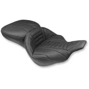 Mustang - Deluxe Super Touring Seat - Black - '99-07 Touring 1