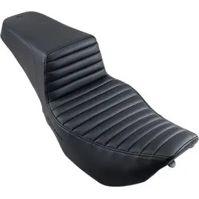 Saddlemen Step-Up Seat - Front Tuck-N-Roll - Black - Flhr/Flhx (897-06-171) Touring 97-07 1