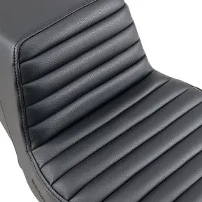 Saddlemen Step-Up Seat - Front Tuck-N-Roll - Black - Flhr/Flhx (897-06-171) Touring 97-07 2