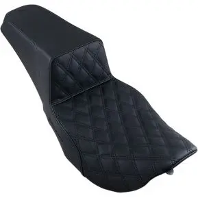 Saddlemen Step-Up Seat - Front Lattice Stitch - Black (897-06-172) Touring 97-07 1