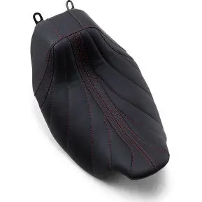 Mustang - Revere Journey Solo Seat - Gravity Stitch, Red Thread - '08-20 Touring 2