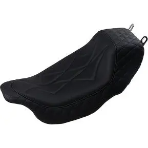 Mustang - Revere Journey Solo Seat - Diamond Stitch, Black Thread - '08-20 Touring 1