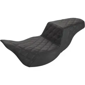 Saddlemen Step-Up Seat - Extended Reach - Full Lattice Stitch - Black (808-07B-175E) Touring 08-24, Cvo 14 1