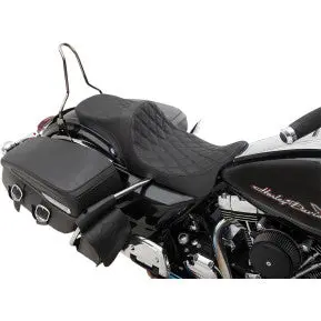 Drag - Predator Iii Seat - Double Diamond Stitch, Black Thread - '08-'20 Touring 1