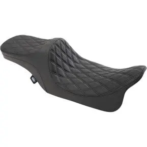 Drag - Predator Iii Seat- Double Diamond Stitch, Black Thread - '97-'07 Touring 1