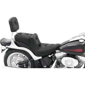 Mustang - Regal Duke Pillow 2-Up Seat - Extra Wide - '06-17 Softail 1