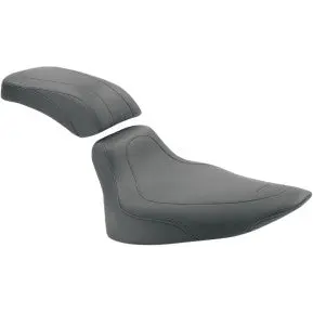 Mustang - Trippr Synthetic Leather Solo Seat - Vintage - '00-17 Softail 1