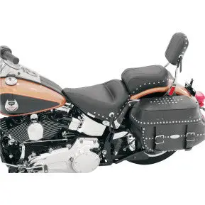 Mustang - Solo Seat - Studded Vinyl - '00-17 Softail 1