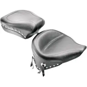 Mustang - Vintage Wide Solo Seat - Studded - '00-15 Softail 2