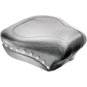 Mustang - Wide Style Rear Seat - Studded - '00-15 Softail 1