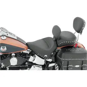 Mustang - Wide Style Rear Seat - Studded - '00-15 Softail 1