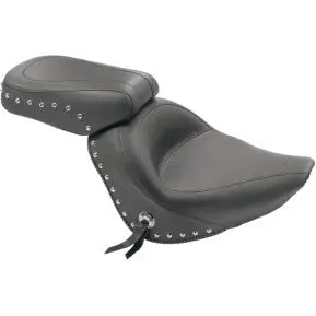 Mustang - Solo Seat, Studded Vinyl - '06-17 Softail 2