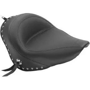 Mustang - Solo Seat, Studded Vinyl - '06-17 Softail 1