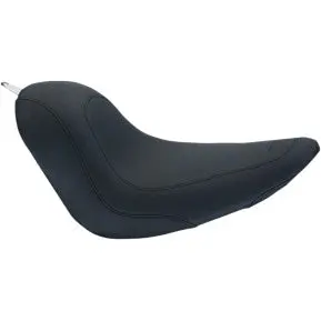 Mustang - Tripper Synthetic Leather Solo Seat - Vintage - '06-17 Softail 1