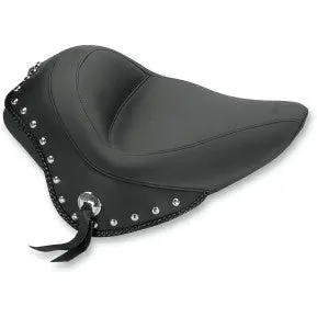 Mustang - Wide Vintage Solo Seat - Studded - '11-17 Fxs, Fls, & Flss 1