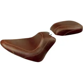 Mustang - Wide Tripper Solo Seat - Brown, Vintage - '11-17 Fxs, Fls, & Flss 2