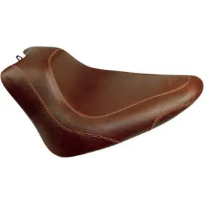 Mustang - Wide Tripper Solo Seat - Brown, Vintage - '11-17 Fxs, Fls, & Flss 1