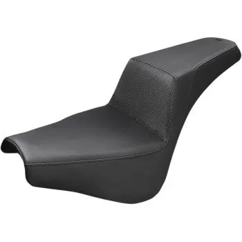 Saddlemen Step-Up Seat - Gripper - Black (818-30-174) Softail 18-24 1