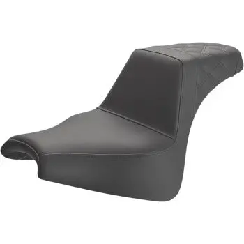 Saddlemen Step-Up Seat - Rear Lattice Stitch - Black - Fxfb (818-28-173) Softail 18-19 1