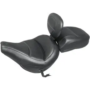 Mustang - Max Profile Tour Solo Seat - With Drivers Backrest - Original Style - '18-20 Flde & Flhc 1