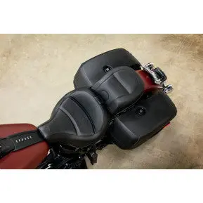 Mustang - Max Profile Tour Solo Seat - With Drivers Backrest - Original Style - '18-20 Flde & Flhc 2