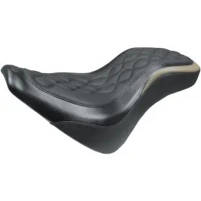 Mustang - Daytripper 2-Up Seat - Double Helix Stitch - '18-20 Fxbr & Fxbrs 1