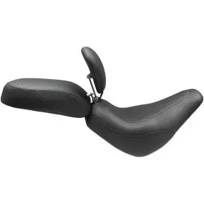 Mustang - Wide Tripper Rear Seat - Black, Vintage - '18-20 Fxbb & Fxbrs 1