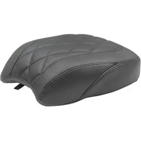 Mustang - Wide Tripper Rear Seat - Blac, Diamond Stitch - '18-20 Flde, Flhc, & Flhcs 1