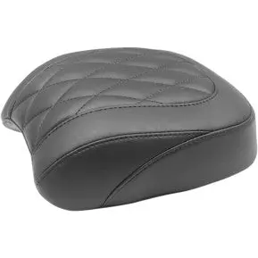 Mustang - Wide Tripper Rear Seat - Black, Diamond Stitch - '18-20 Fxfb & Fxfbs 1