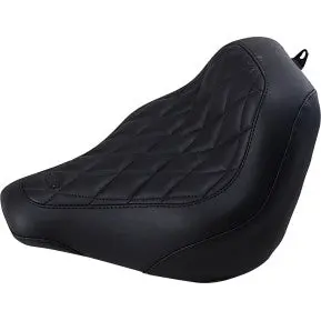 Mustang - Wide Tripper Front Seat - Black Diamond Stitch - '18-20 Fxbb & Fxbrs 1