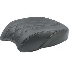 Mustang - Wide Tripper Rear Seat - Black, Diamond Stitch - '18-20 Flsl 1