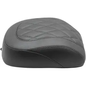Mustang - Wide Tripper Rear Seat - Black, Diamond Stitch - '18-20 Fxbr & Fxbrs 1