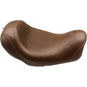 Mustang - Wide Tripper Seat - Brown, Smooth - '14-17 Fxdf 1