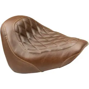 Mustang - Wide Trippr Solo Seat - Brown, Diamond Stitch - '18-20 Fxfb & Fxfbs 1