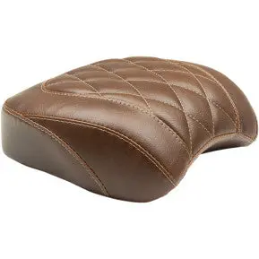 Mustang - Wide Tripper Rear Seat - Brown, Diamond Stitch - '18-20 Fxfb & Fxfbs 1