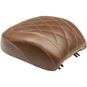 Mustang - Wde Tripper Rear Seat - Brown, Diamond Stitch - '18-20 Flfb & Flfbs 1