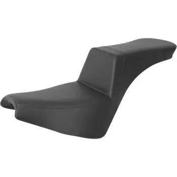 Saddlemen Step-Up Seat - Smooth - Black (818-30-194) Softail 18-24 1