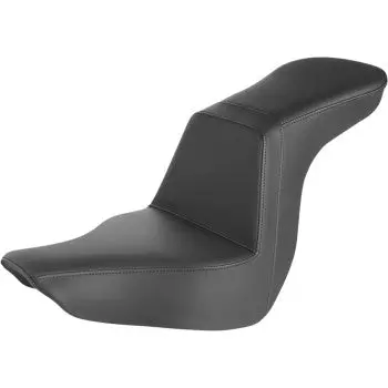 Saddlemen Step-Up Seat - Smooth - Black (818-29-194) Softail 18-24 1