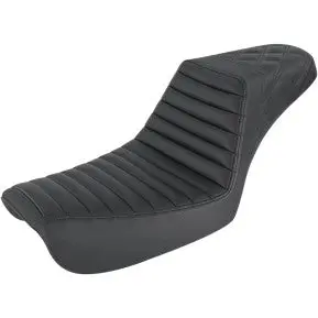 Saddlemen Step-Up Seat - Front Tuck-N-Roll/Rear Lattice Stitch - Black - Fxd (804-04-176) Dyna 04-05 1