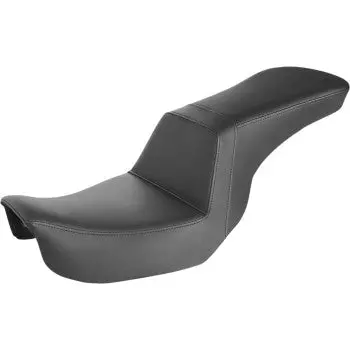 Saddlemen Step-Up Seat - Smooth - Black (806-04-194) Dyna 06-17 1